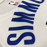 Nets SIMMONS #10 White City Edition NBA Jerseys