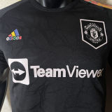 2023 M Utd Special Edition Black Player Version Soccer Jersey