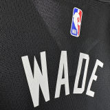 2023/24 Miami Heat WADE #3 Black City Edition NBA Jerseys