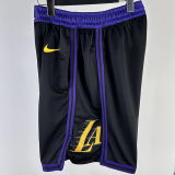 2023/24 Lakers Black NBA Cotton Pants