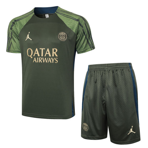 2024 PSG Dark Green Training Jersey(A Set)