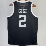 2023/24 Lakers GIGI #2 Black NBA Jerseys