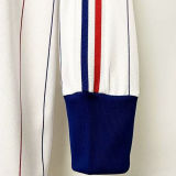 1980/82 France Away White Retro Long Sleeve Jersey