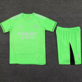 2023/24 RM Goalkeeper Green Fans Soccer Jersey(A Set)