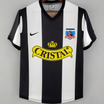 1999 Colo-Colo Third White Black Retro Soccer Jersey
