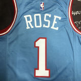 Bulls ROSE #1 Blue NBA Jerseys