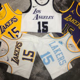 2023/24 Lakers REAVES #15 Purple NBA Jerseys 热压