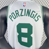 2023/24 Celtics PORAIGIS #8 White NBA Jerseys 热压
