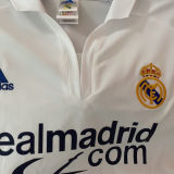 2001/02 RM Home White Retro Soccer Jersey