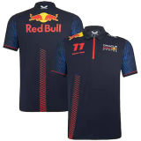 2023/24 Red Bull Racing No.11 Black F1 Team POLO T-Shirt (号码 11 有领 拉链)
