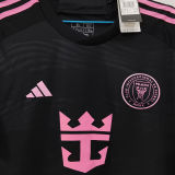 MESSI #10 Inter Miami 1:1 Quality Away Black Fans Jersey 2023/24 胸前新广告