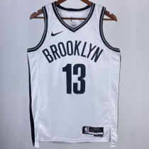 2023/24 Nets HARDEN #13 White NBA Jerseys