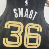 2023/24 Grizzlies SMART #36 Black NBA Jerseys Hot Pressed