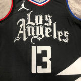 2023 Clippers GEORGE #13 Black NBA Jerseys