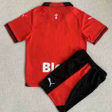 2023/24 Rennais Home Kids Soccer Jersey