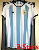 CAMPEONES DEL MUNDO 3 Stars Argentina 1:1 Home Fans Jersey (3 Stars 3星) 2022/23