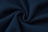 2024 France Sapphire Blue Hoody Zipper Jacket Tracksuit