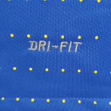 2010 Brazil Away Blue Retro Soccer Jersey