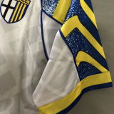 1995/97 Parma Away White Retro Soccer Jersey