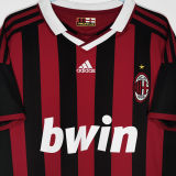 2009/10 AC Milan Home Retro Soccer Jersey