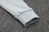 2024 BA Light Gray Hoody Zipper Jacket Tracksuit