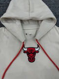 2023/24 Bulls Kids NBA White Hoody