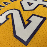 2008/09 Lakers BRYANT #24 Yellow Retro NBA Jerseys 热压