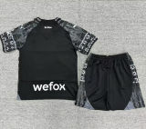 2023/24 AC Milan x PUMA x Pleasures 4Th Black Kids Soccer Jersey