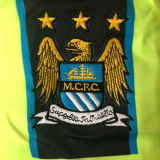 1998/99 Man City Green Retro Soccer Jersey