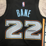 2023 Grizzlies BANE #22 Black City Edition NBA Jerseys