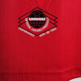 1996/97 M Utd Home Red Long Sleeve Retro Soccer Jersey