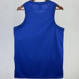 2023/24 NY Knicks Blue Training Tank Top NBA Jerseys