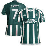 MOUNT #7 M Utd 1:1 Quality Away Fans Jersey 2023/24 (League Font 联赛字体)