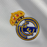 2019/20 RM Home White Long Sleeve Retro Soccer Jersey