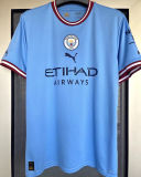 2022/23 Man City UCL Final 1:1 Quality Home Fans Jersey(Have All Patch 全臂章有胸前字有号下广告) ★★