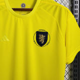 2023/24 Scotland Yellow Goalkeeper Soccer Jersey