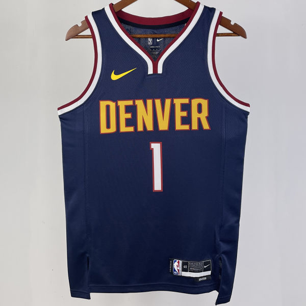 2023/24 Nuggets PORTER JR. #1 Purplish Blue NBA Jerseys
