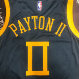 Warriors PAYTON II #0 Black NBA Jerseys
