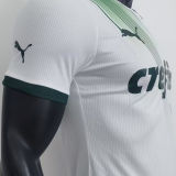 2023/24 Palmeiras Away White Player Version Jersey (All Sponsor 球员版全广告)