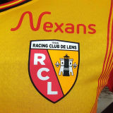 2023/24 Lens Home Yellow Player Version Soccer Jersey
