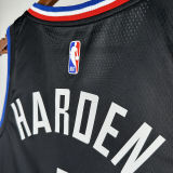 2023/24 Clippers HARDEN #1 Black NBA Jerseys