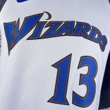 2023/24 Wizards POOLE #13 White Home NBA Jerseys