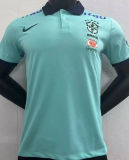 2022/23 Brazil Light Blue Polo Short Jersey
