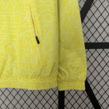 2024/25 Brazil Yellow And Blue Reversible Windbreaker 双面