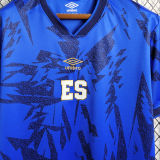 2023/24 EL Salvador Home Blue Fans Soccer Jersey 萨尔瓦多