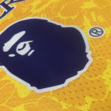 1996/97 Lakers BAPE×M&N #93 Yellow NBA Jerseys