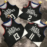 2023 Clippers LEONARD #2 Black NBA Jerseys