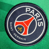 2023/24 PSG Green Goalkeeper Long Sleeve Jersey