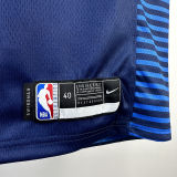 2023/24 KC Thunder GILGEOUS-ALEXANDER #2 Blue Stripe NBA Jerseys