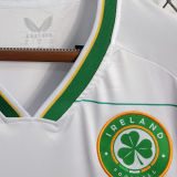 2023/24 Ireland Away White Fans Soccer Jersey